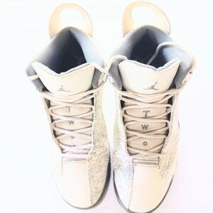 NIKE Air Jordan Dub Zero White/Grey Men's Size 12